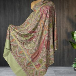 Pure Pashmina Shawl – Handcrafted Kashmiri Luxury wear1